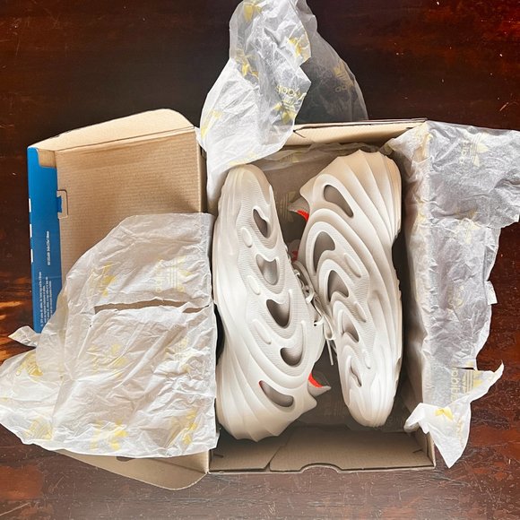 Adidas AdiFOM Q Sneakers Size 9 Men's Off White/Aluminum NEW with box - Picture 13 of 16